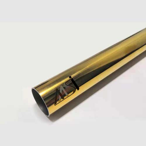 stainless steel gold pipe